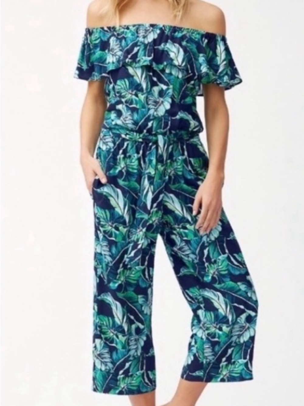 Tommy Bahama Bahama Breezy jumpsuit Sz M EUC